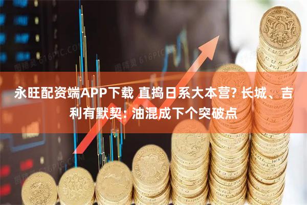 永旺配资端APP下载 直捣日系大本营? 长城、吉利有默契: 油混成下个突破点